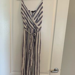 Blue & white jumpsuit